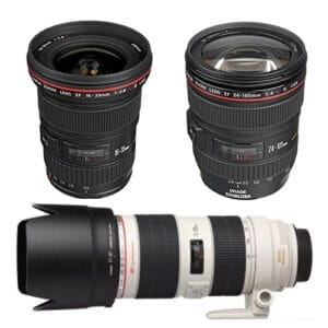 Canon Kit 3 Lens EF-mount