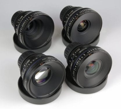Zeiss CP.2 prime lens - set. Attacco PL